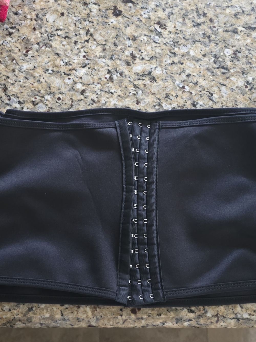 Black Hook-and-Eye Waist Trainer / Shapewear